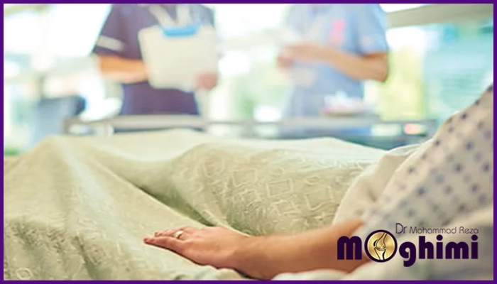 تاثیر استراحت و خوابیدن بعد از تعویض مفصل زانو